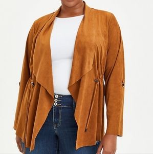 NWT Torrid Sueded Anorak